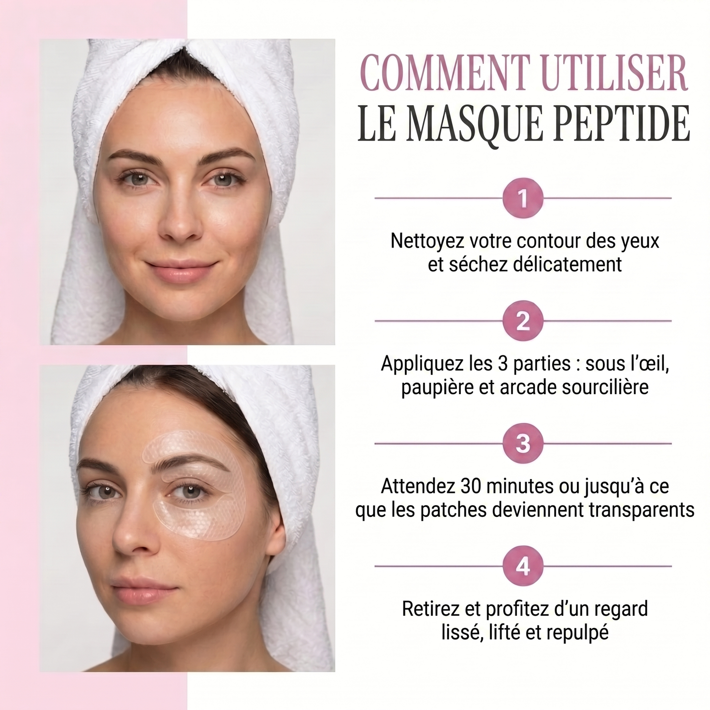 Masque Yeux Deep Peptide Collagène